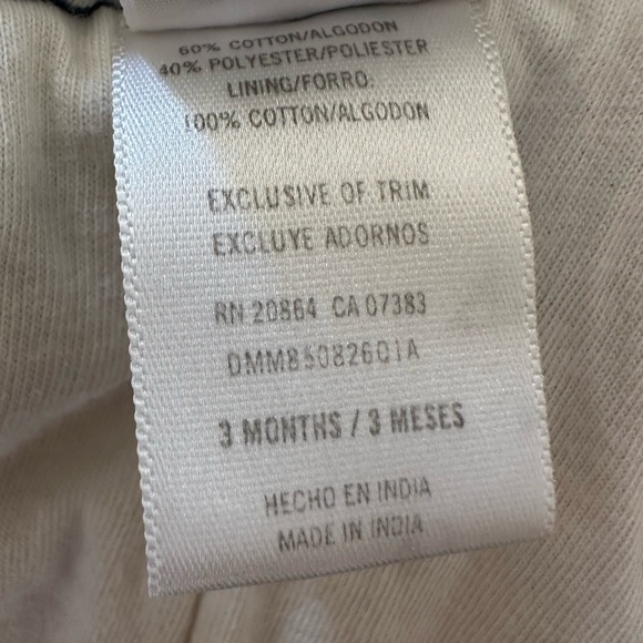 ❄️ LITTLE ME Snowsuit with mittens hood offwhite baby size 3 months LIKE NEW - Picture 13 of 14